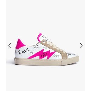 Brand New - Charms Print Sneakers by Zadig & Voltaire
